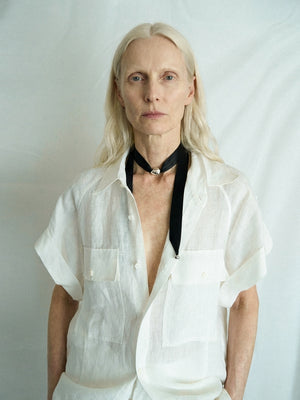 Limb SATIN TIE SILK NECKLACE | TROVE & TONE