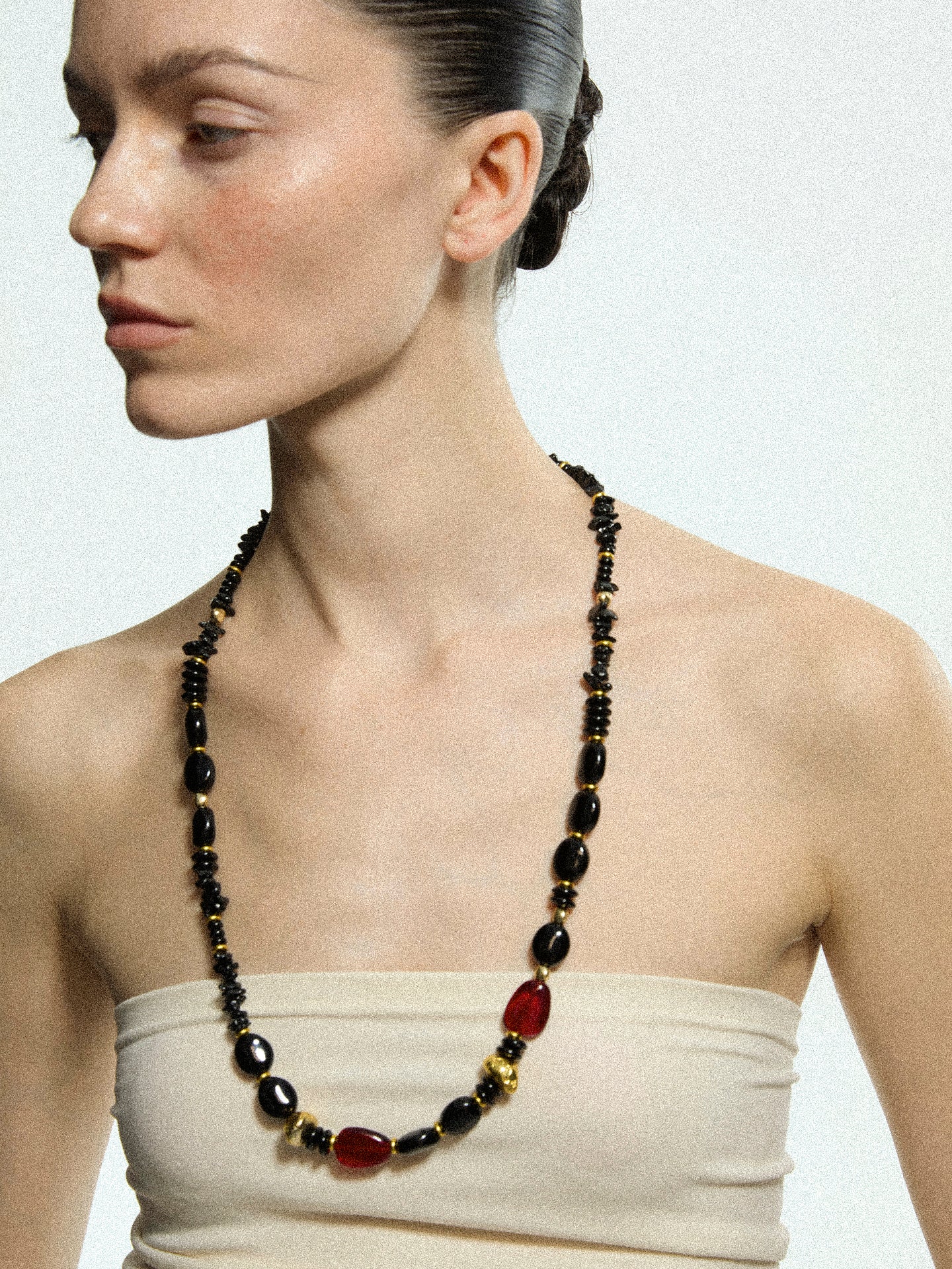 HIPPIE SPIRIT LONG BEAD NECKLACE Necklace TROVE & TONE