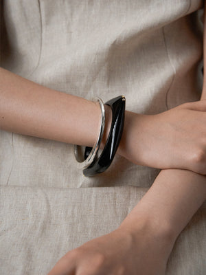Limb SEQUENCE SILHOUETTE BANGLE SET | TROVE & TONE