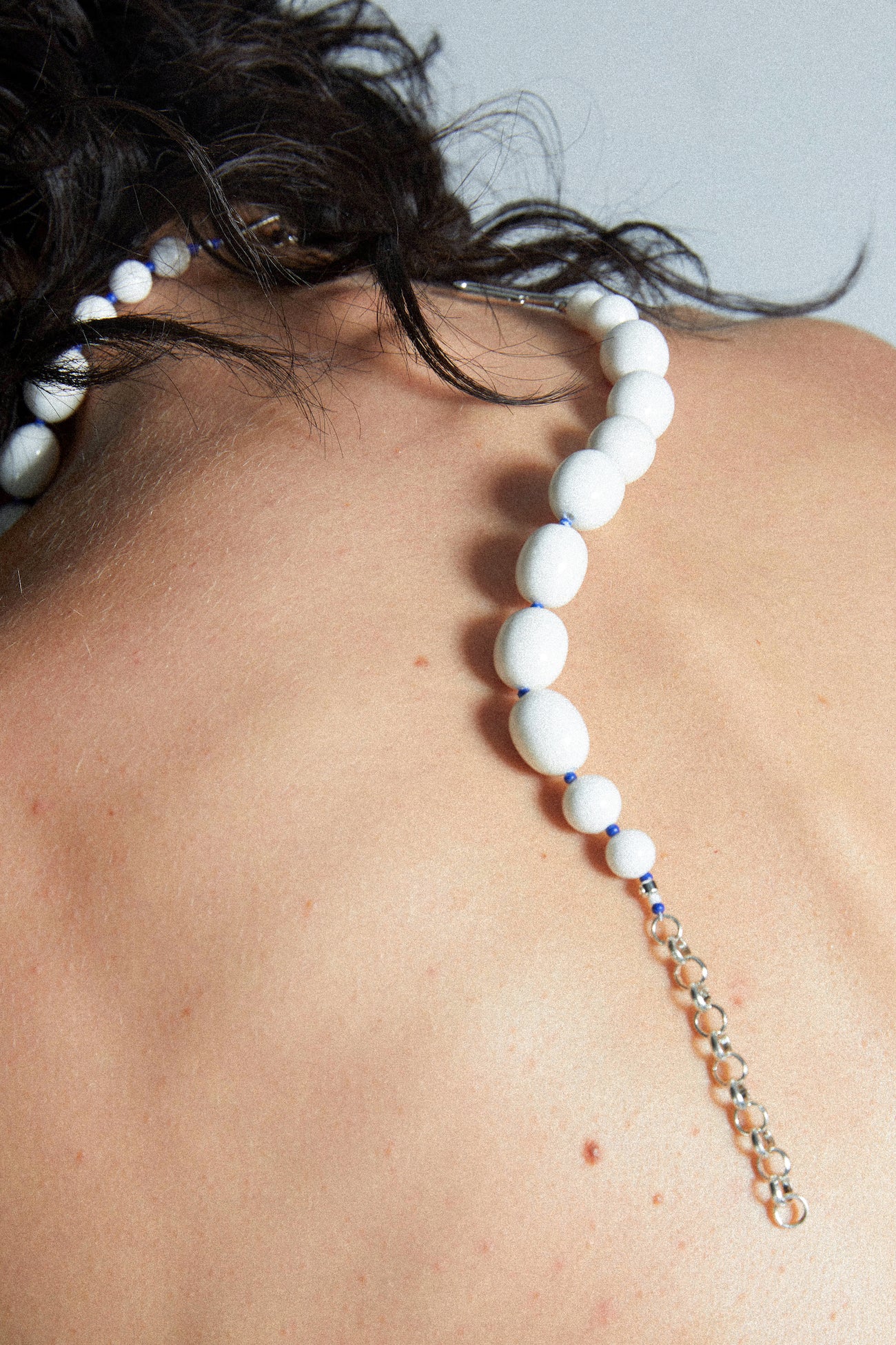 PORCELAIN EGG-SHAPED BEAD BRACELET Bracelet TROVE & TONE