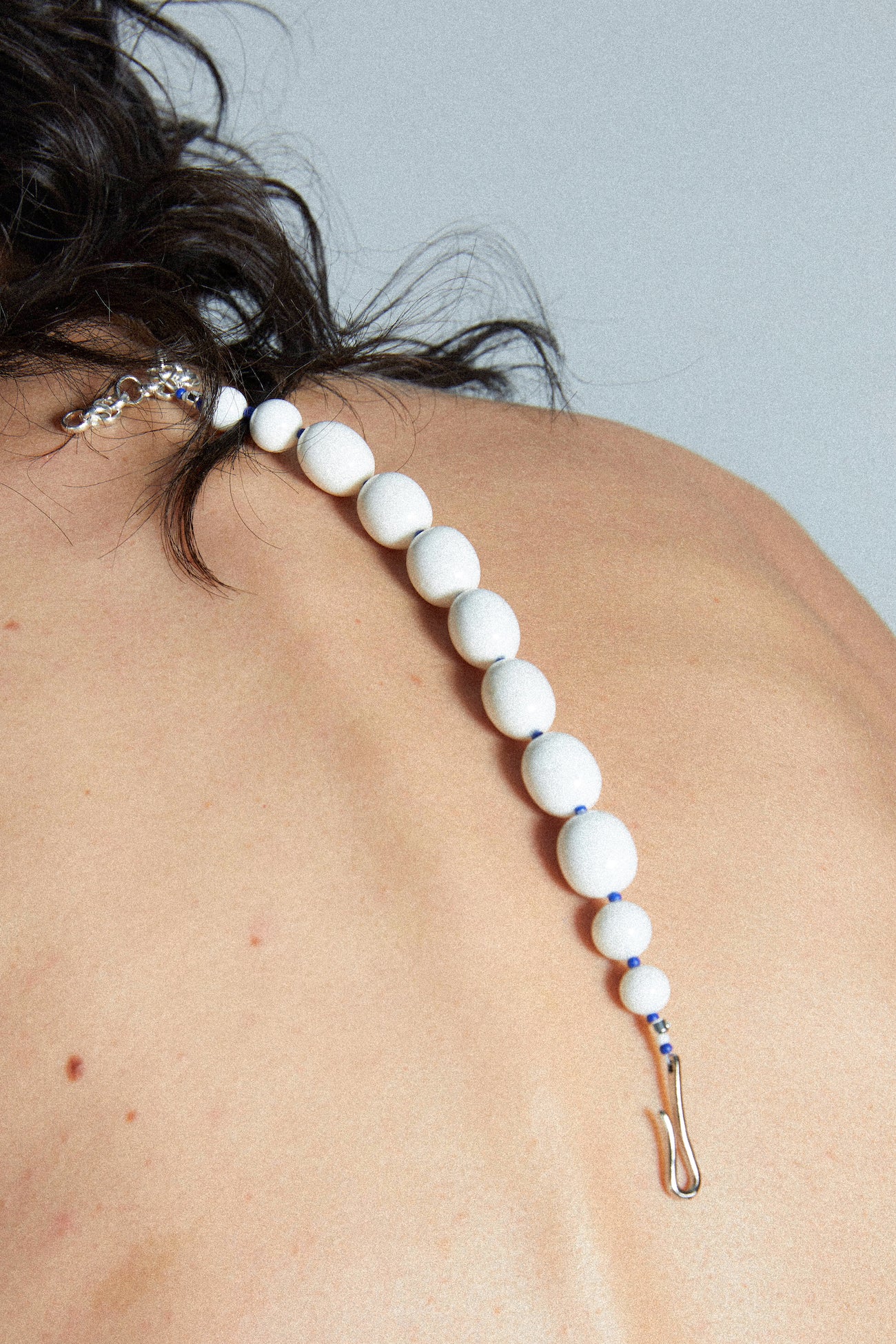 PORCELAIN EGG-SHAPED BEAD BRACELET Bracelet TROVE & TONE