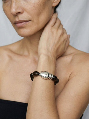 Limb SMOKY QUARTZ MOSAIC BRACELET | TROVE & TONE