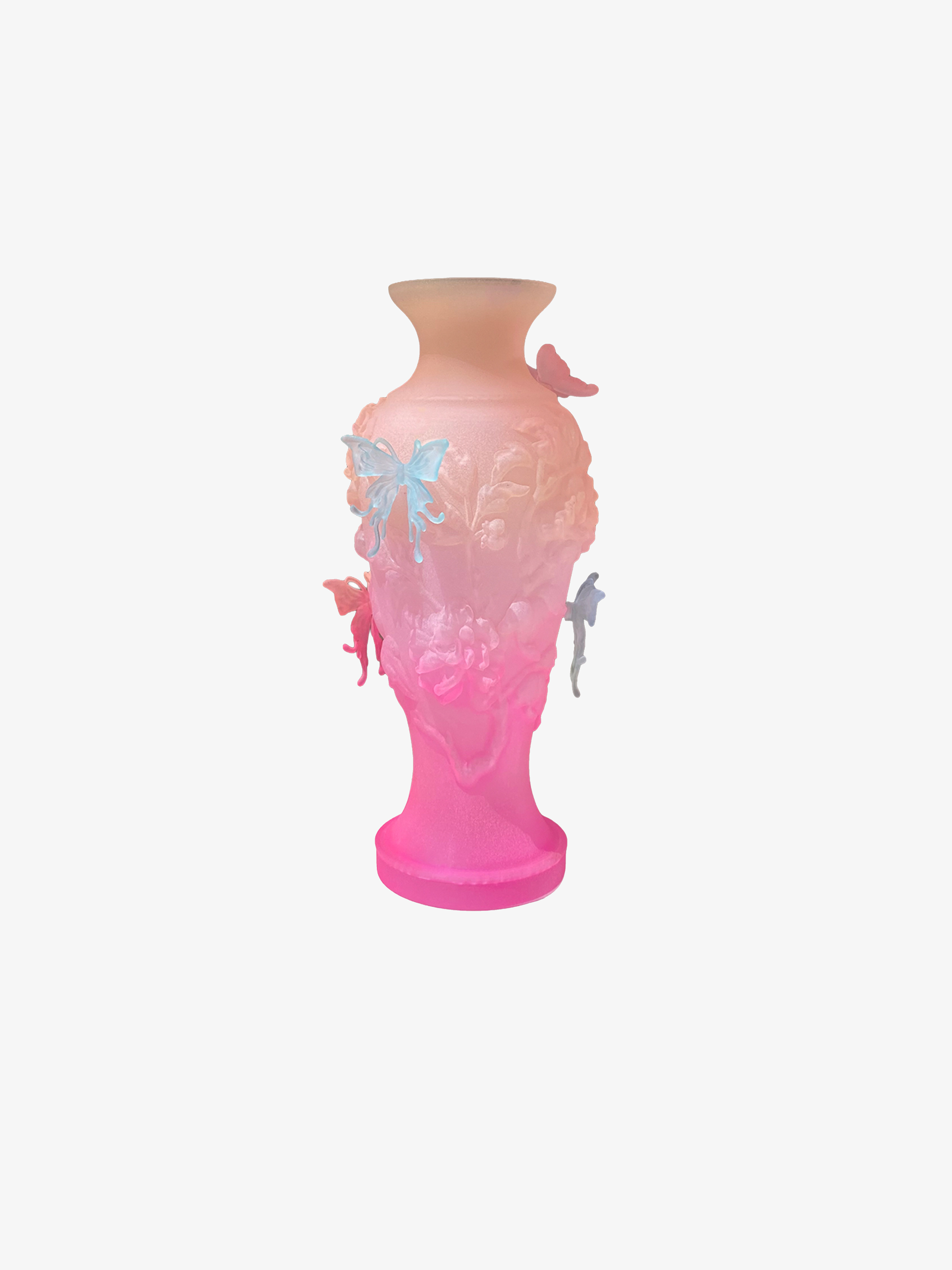 livarié flower PINK GRADIENT PAPILLON VIF VASE | TROVE & TONE