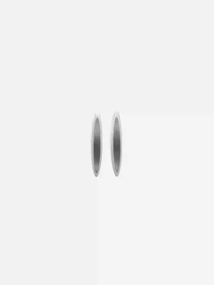 ON IISLAND OVAL PRINTED GLASS STUD EARRINGS | TROVE & TONE