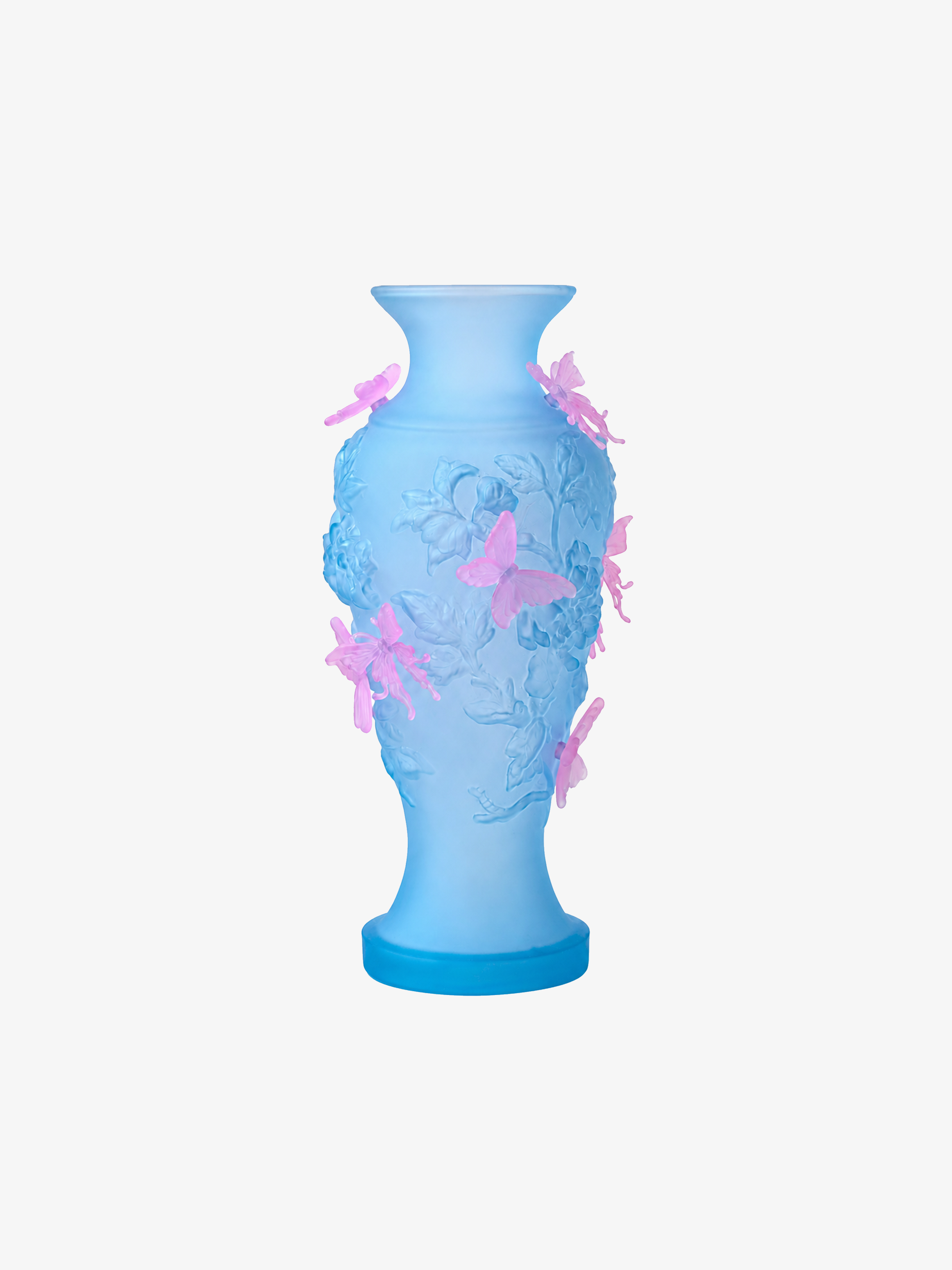 livarié flower BLUE LARGE PAPILLON VIF VASE | TROVE & TONE
