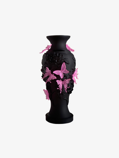 livarié flower BLACK LARGE PAPILLON VIF VASE | TROVE & TONE