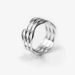 CONTROL POINTS CIRCULAR GRID MESH RING | TROVE & TONE