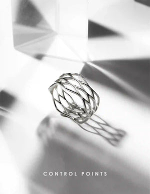 TROVE & TONE CIRCULAR GRID MESH RING | TROVE & TONE