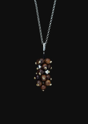 Aesth & Util NATURAL SANDALWOOD GRAPE MULTIWAY BAG CHARM | TROVE & TONE