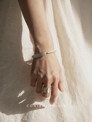 CONTROL POINTS Asymmetric Mobius Loop Cuff | TROVE & TONE