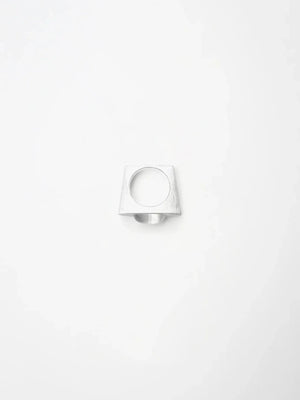 ON IISLAND OVAL CLEAR QUARTZ PENDANT RING | TROVE & TONE