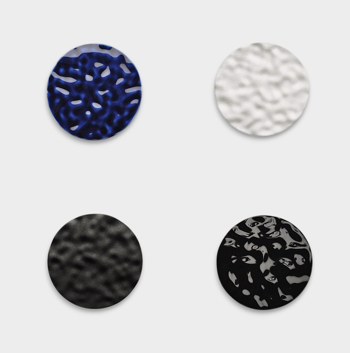 StudioRan LAKE 01 ROUND CERAMIC COASTERS | TROVE & TONE