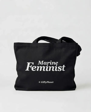 GiffyPlanet MARINE FEMINIST CANVAS TOTE | TROVE & TONE