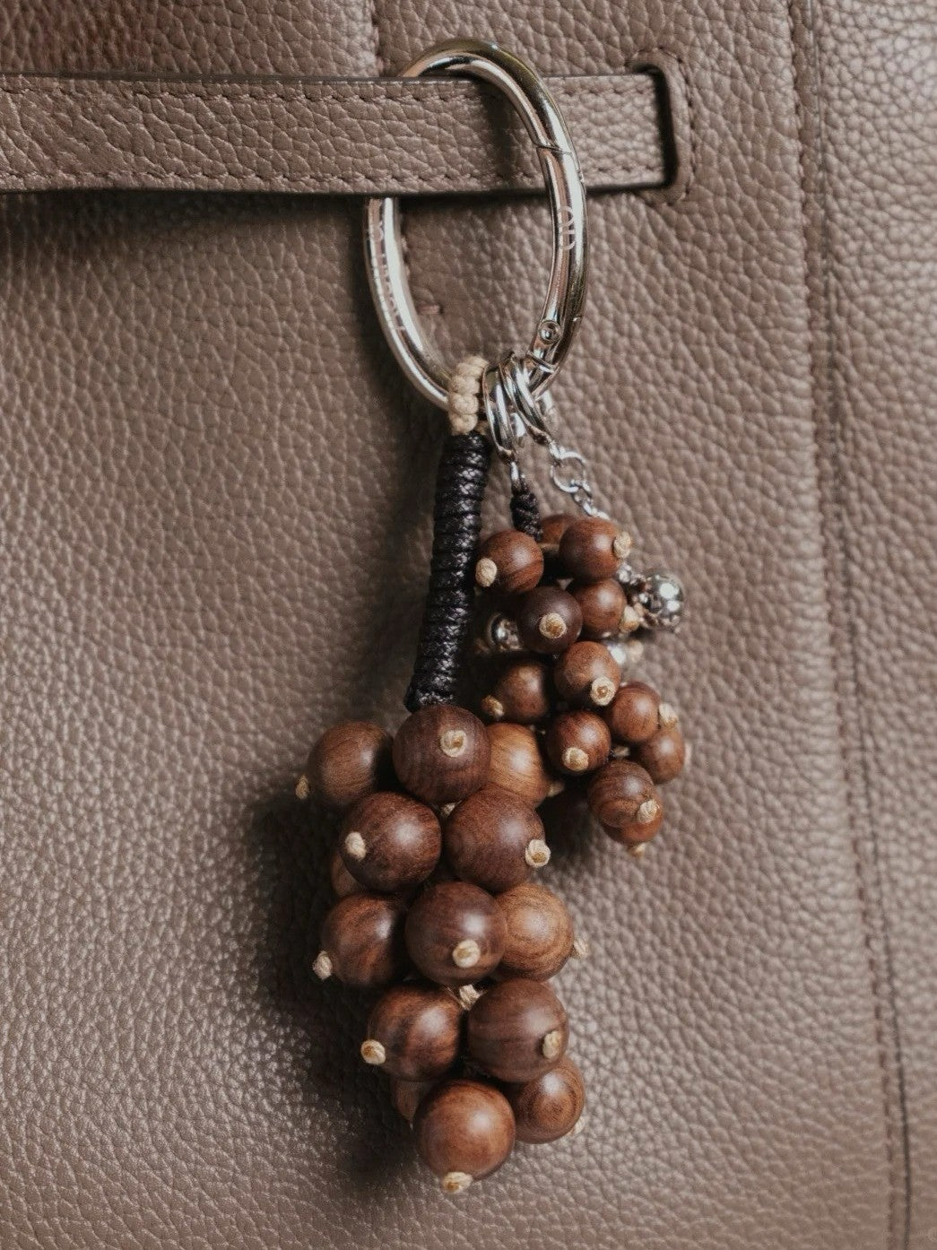 Aesth & Util NATURAL SANDALWOOD GRAPE MULTIWAY BAG CHARM | TROVE & TONE