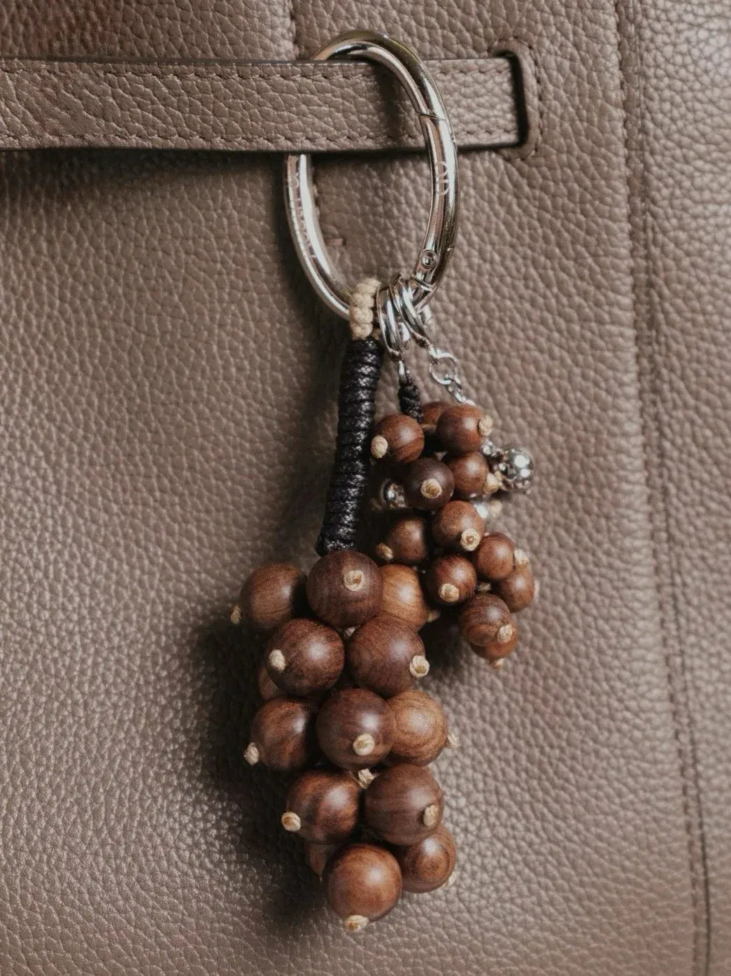 Aesth & Util NATURAL SANDALWOOD GRAPE MULTIWAY BAG CHARM | TROVE & TONE