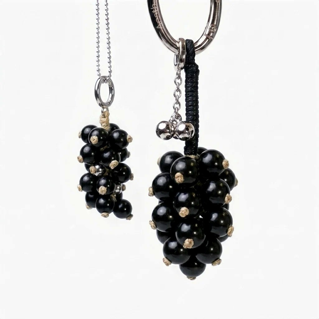 Aesth & Util PURPLE SANDALWOOD GRAPE MULTIWAY BAG CHARM | TROVE & TONE