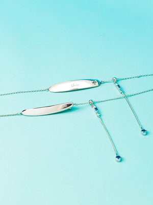 WANDERER SURFBOARD PENDANT NECKLACE