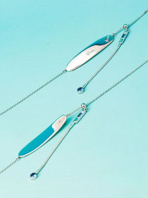 WANDERER SURFBOARD PENDANT NECKLACE