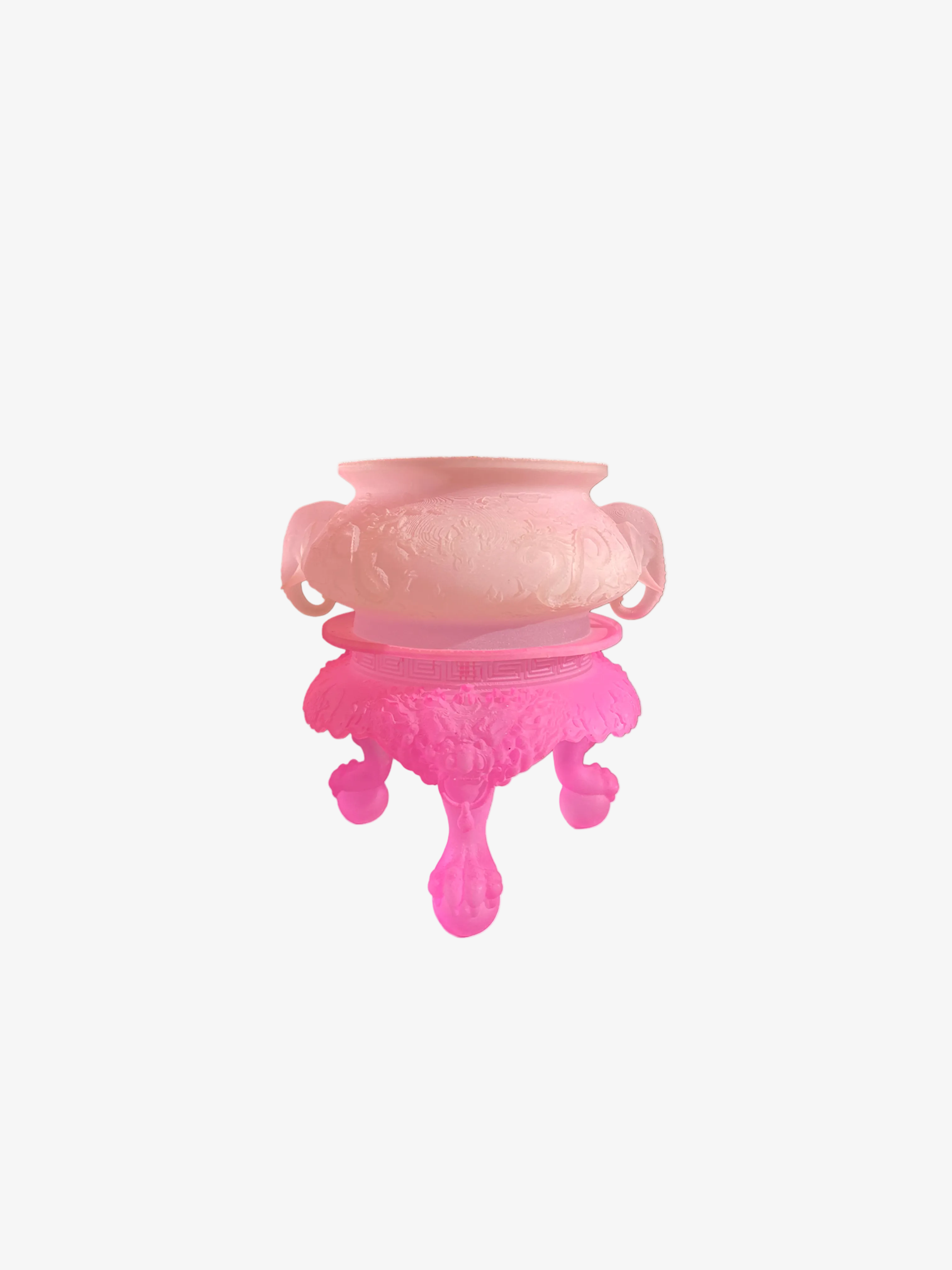 livarié flower TWIN ELEPHANT CENSER PINK | TROVE & TONE