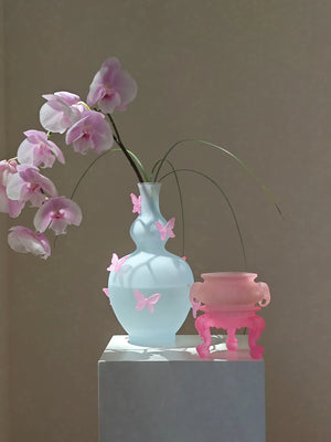 BUTTERFLY BLESSINGS GOURD VASE