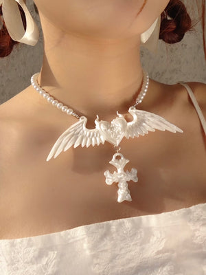 BLESSING HEART PEARL NECKLACE