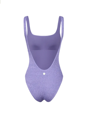 Wavvves STARLIGHT U-BACK ONE-PIECE SWIMSUIT PURPLE | TROVE & TONE