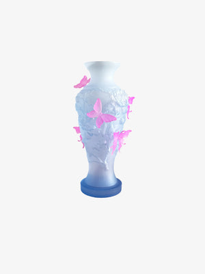 livarié flower BLUE PAPILLON VIF VASE | TROVE & TONE