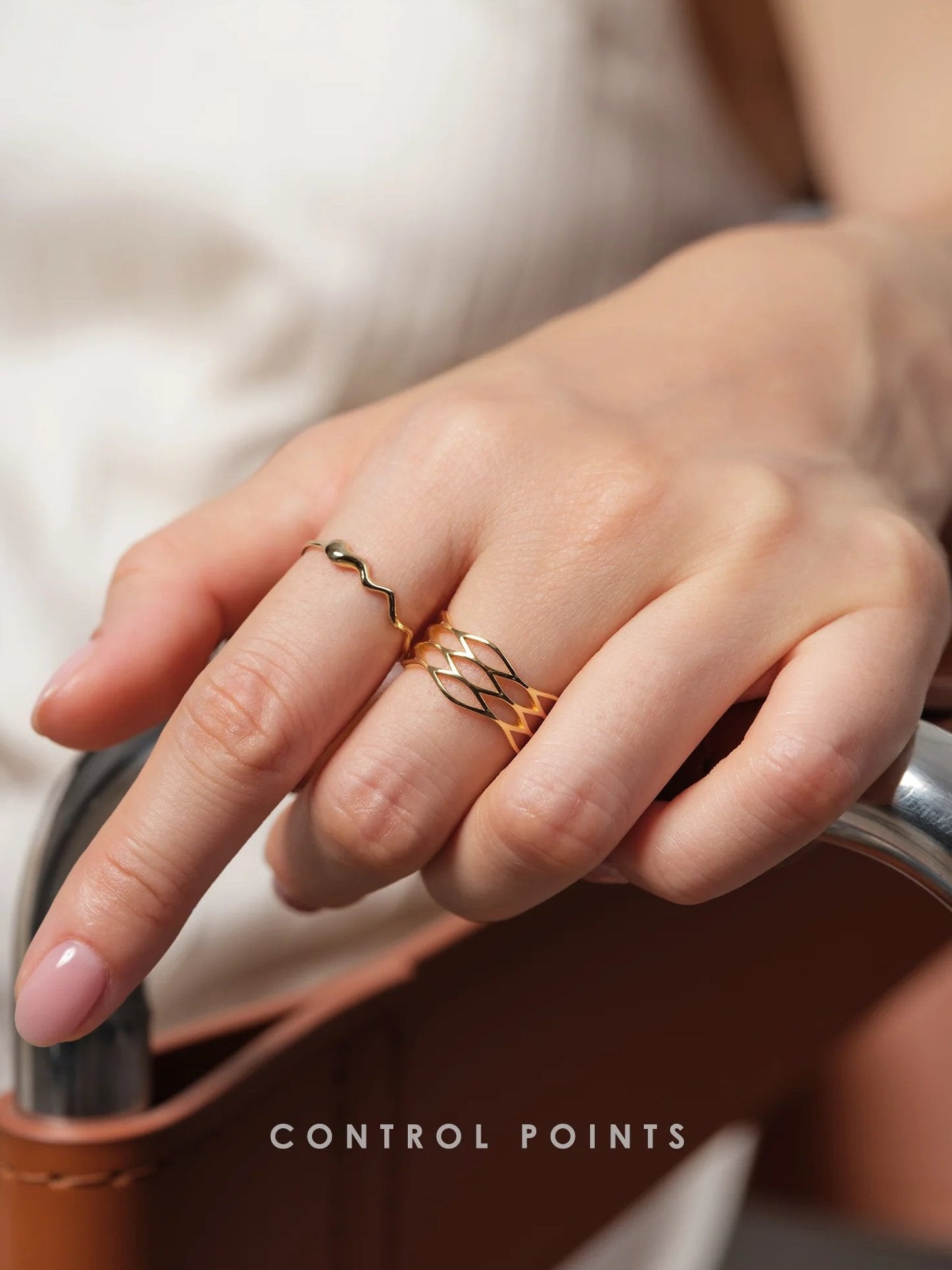 TROVE & TONE CIRCULAR GRID MESH RING | TROVE & TONE