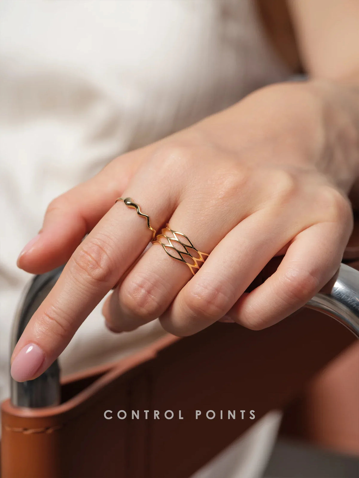 TROVE & TONE CIRCULAR GRID MESH RING | TROVE & TONE