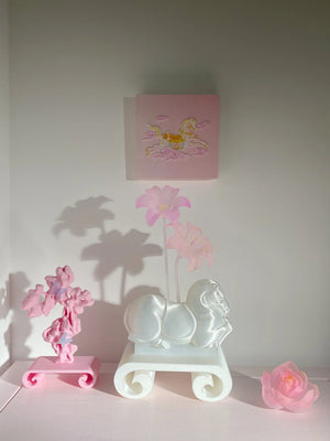 livarié flower AUSPICIOUS CLOUD HORSE WALL ART | TROVE & TONE