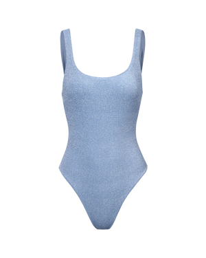 Wavvves STARLIGHT U-BACK ONE-PIECE SWIMSUIT BLUE | TROVE & TONE