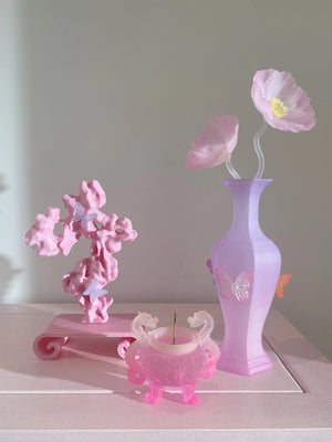 livarié flower Hexagonal Prism Vase | TROVE & TONE