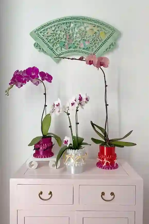livarié flower WISHCAKES CAKE PLANTER RED | TROVE & TONE