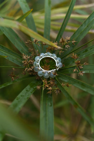 Aesth & Util FIVE ELEMENTS BEADED GEMSTONE RING | TROVE & TONE