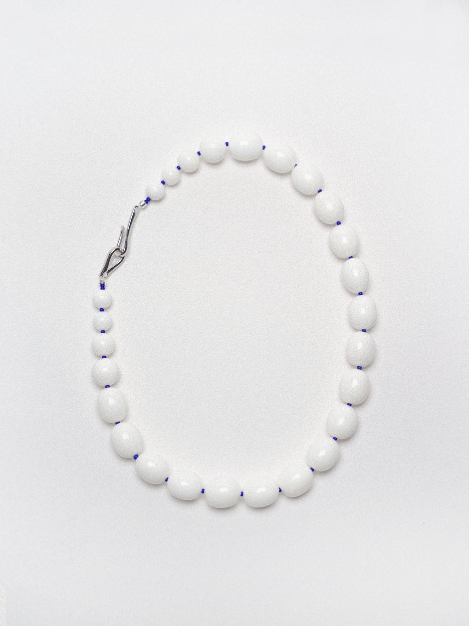 PORCELAIN EGG-SHAPED NECKLACE Necklace TROVE & TONE