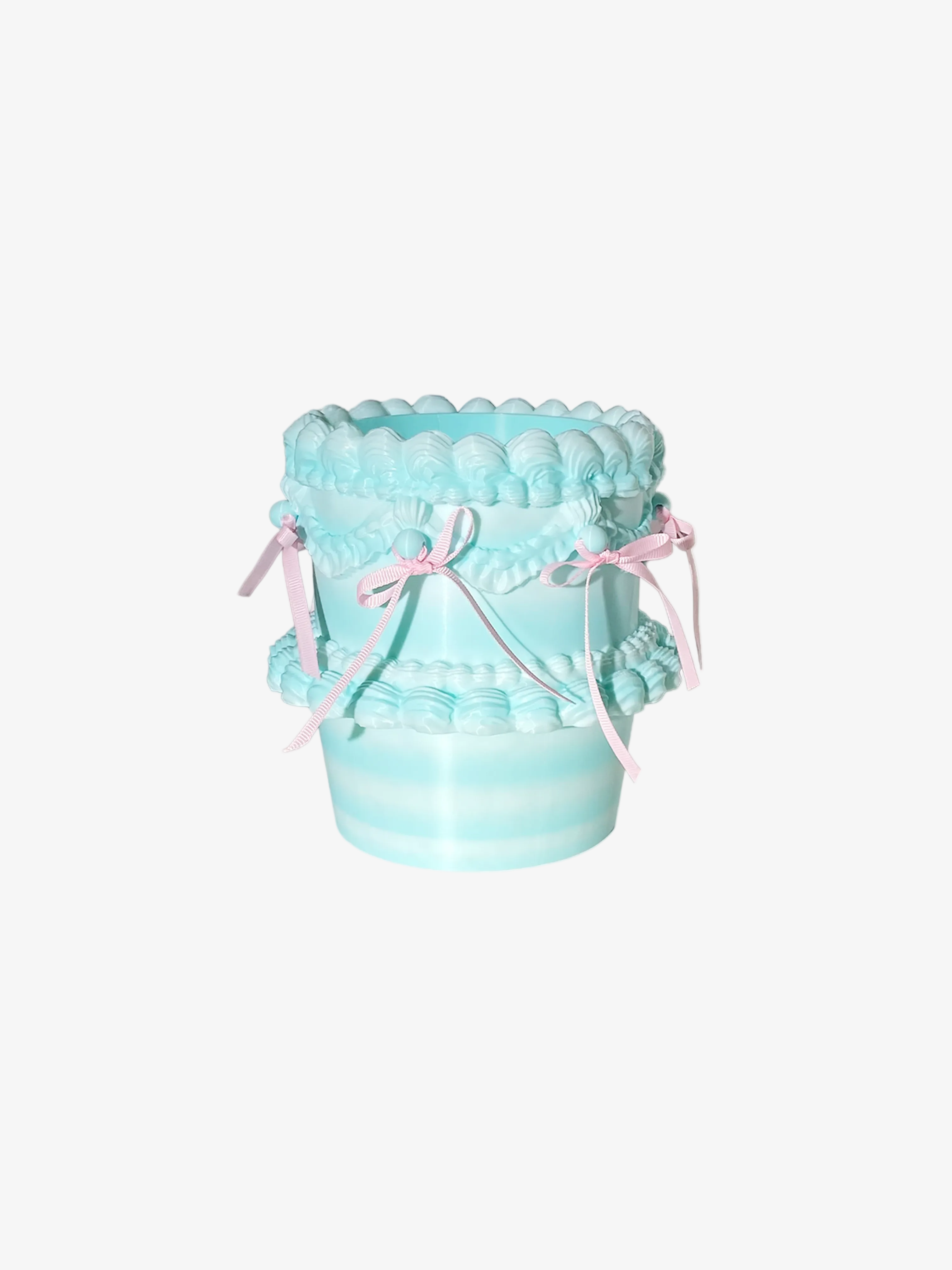 livarié flower WISHCAKES CAKE PLANTER BLUE STYLE 1 | TROVE & TONE