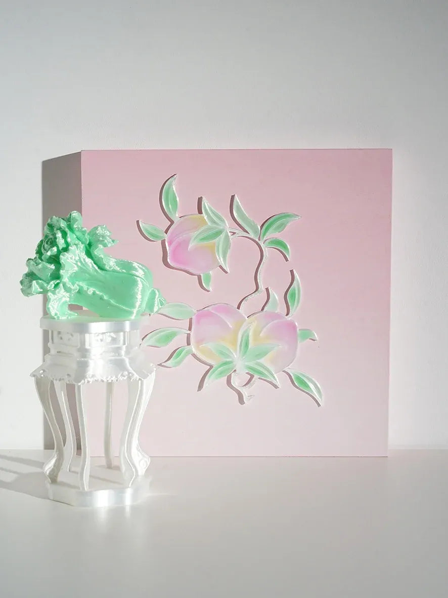 livarié flower PEACH CLUSTER WALL ART | TROVE & TONE