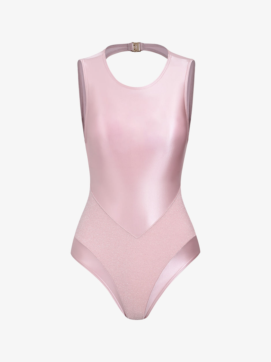 Wavvves SOFT-SHEEN OPEN-BACK ONE-PIECE SWIMSUIT | TROVE & TONE