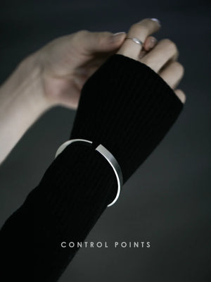 CONTROL POINTS Asymmetric Mobius Loop Cuff | TROVE & TONE