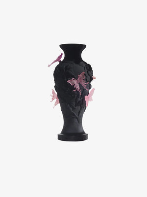 livarié flower BLACK PAPILLON VIF VASE | TROVE & TONE