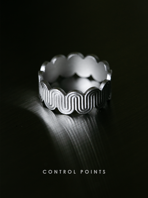 CONTROL POINTS DECO CURVED MEANDER RING | TROVE & TONE