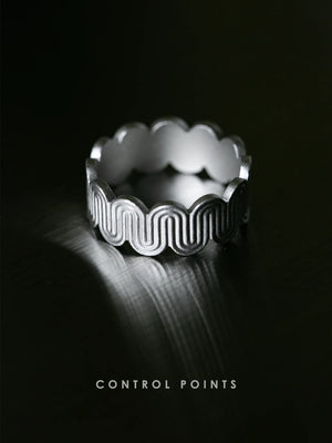 CONTROL POINTS DECO CURVED MEANDER RING | TROVE & TONE