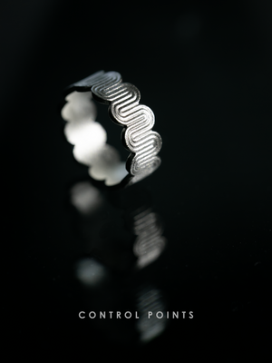CONTROL POINTS DECO CURVED MEANDER RING | TROVE & TONE
