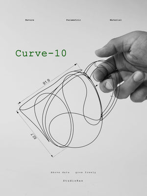 CURVE 10 CERAMIC HANDLED TEA CUP