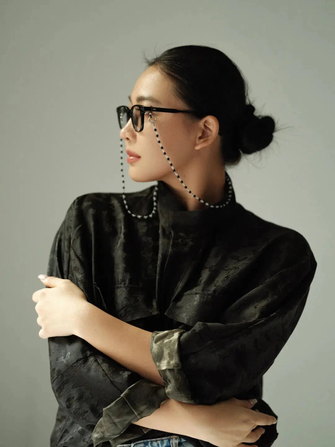 AESTH & UTIL AGATE CHALCEDONY MULTI-WAY CHAIN | TROVE & TONE