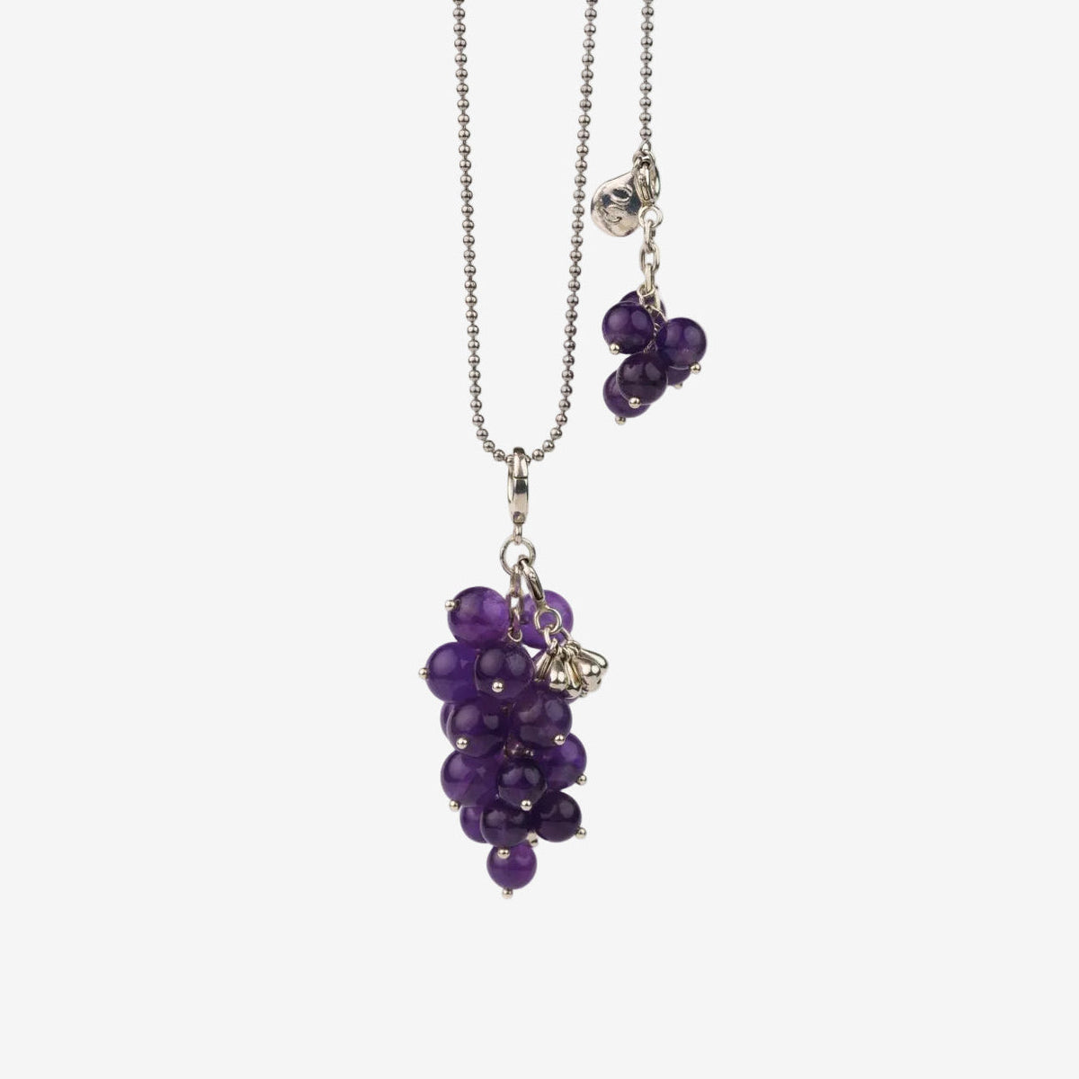 AESTH & UTIL AMETHYST GRAPE PENDANT NECKLACE | TROVE & TONE