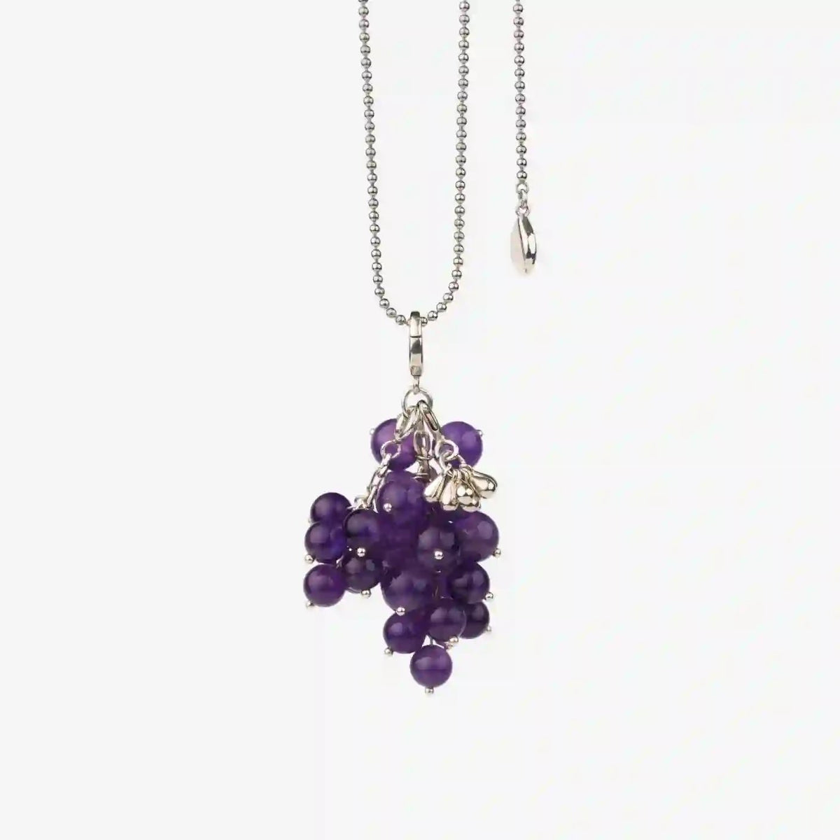 AESTH & UTIL AMETHYST GRAPE PENDANT NECKLACE | TROVE & TONE