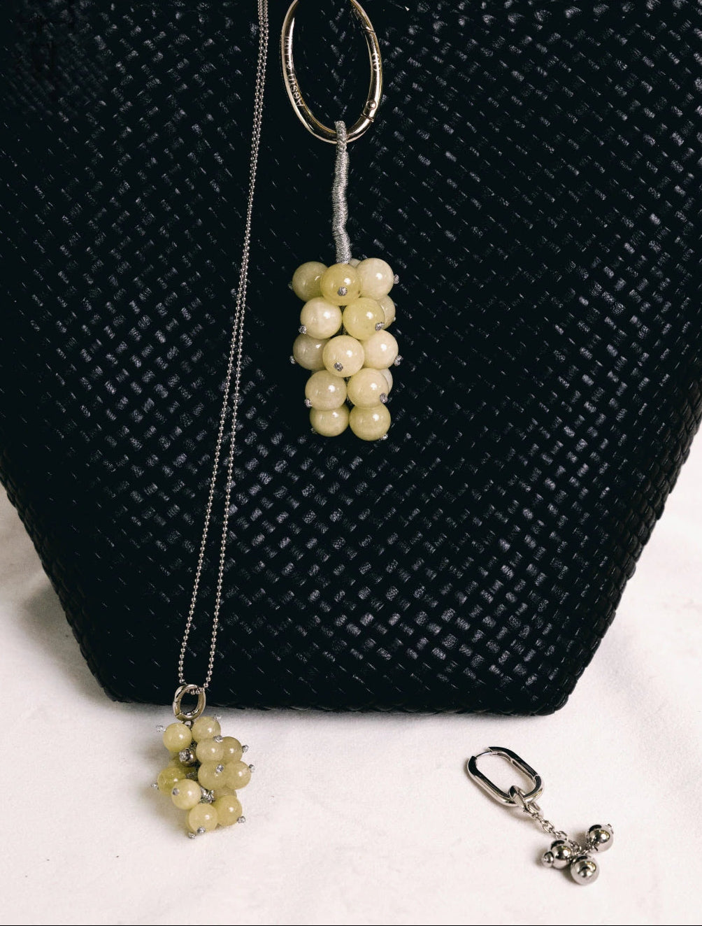 AESTH & UTIL AVENTURINE GRAPE MULTIWAY BAG CHARM | TROVE & TONE
