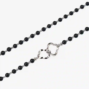 AESTH & UTIL BLACK AGATE MULTIWAY CHAIN | TROVE & TONE