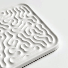 StudioRan CORAL 04 SQUARE CERAMIC COASTERS | TROVE & TONE